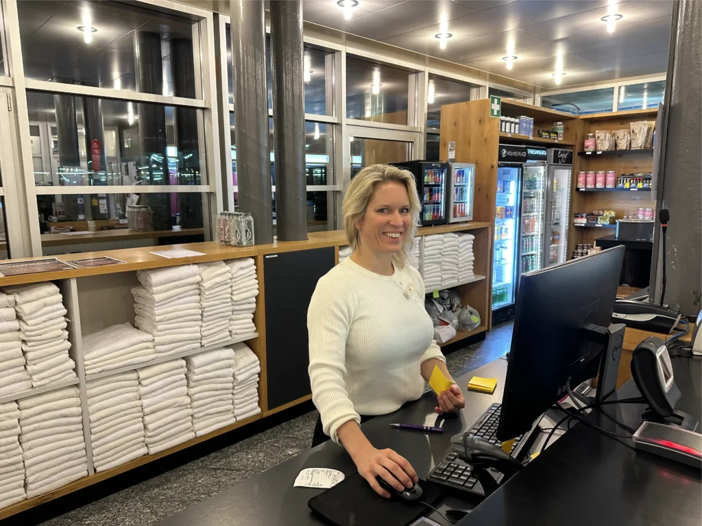 Freundlicher Empfang